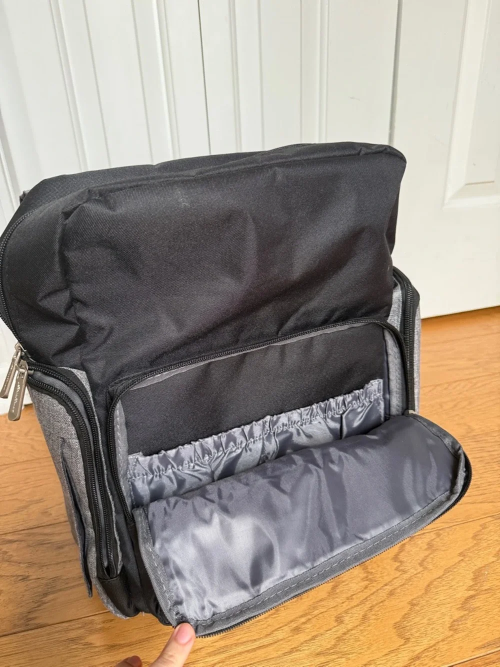 NWOT Eddie Bauer Cascade Sport Backpack Diaper Bag, Black